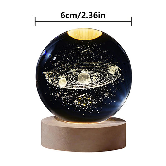 Night Light Galaxy Crystal Ball